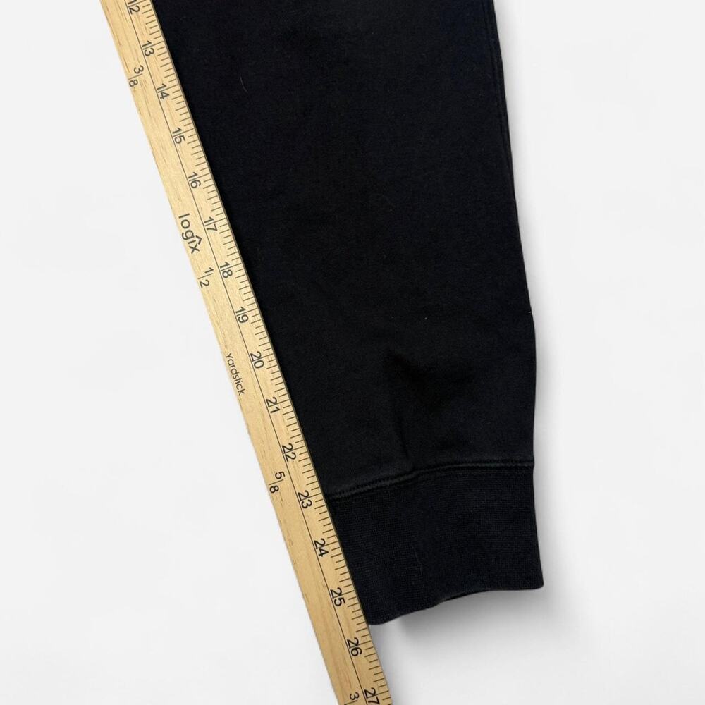Nike Black Sweatpants Joggers Small Swoosh Logo Casual Athletic Pants - Picture 6 of 7